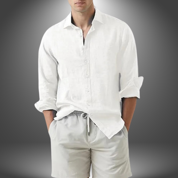 Sandro | Camicia Artigianale in Cotone e Lino
