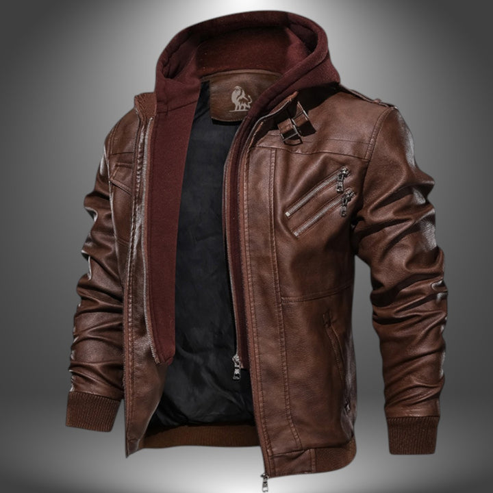 David | Giacca Artigianale Vintage in Pelle