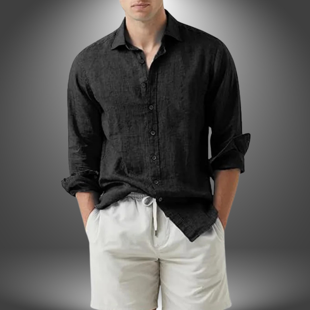 Sandro | Camicia Artigianale in Cotone e Lino