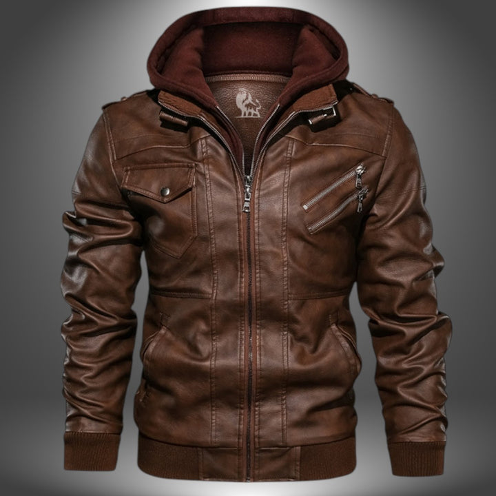 David | Giacca Artigianale Vintage in Pelle