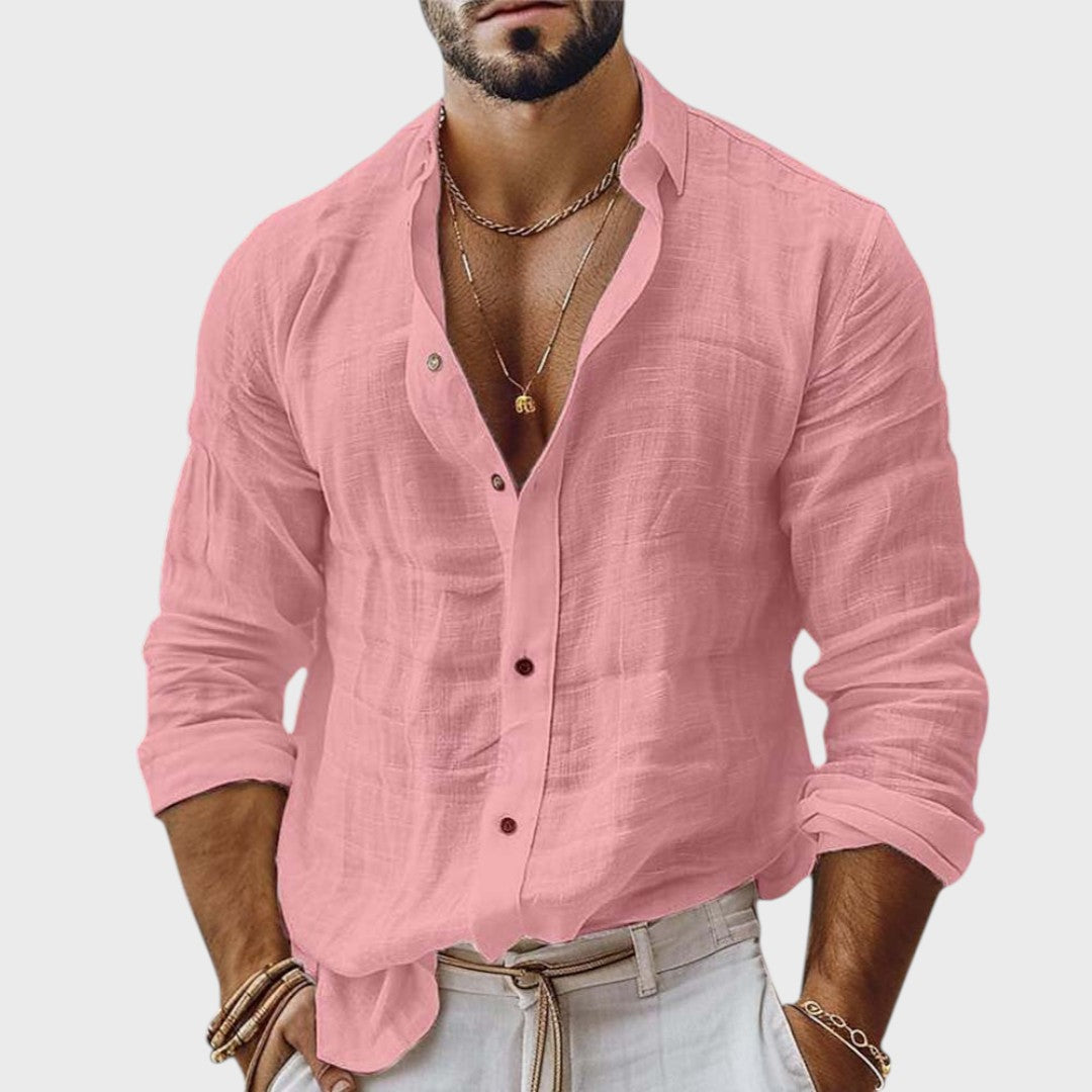 Roberto | Camicia Artigianale Elegante da Uomo