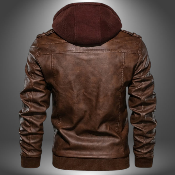 David | Giacca Artigianale Vintage in Pelle