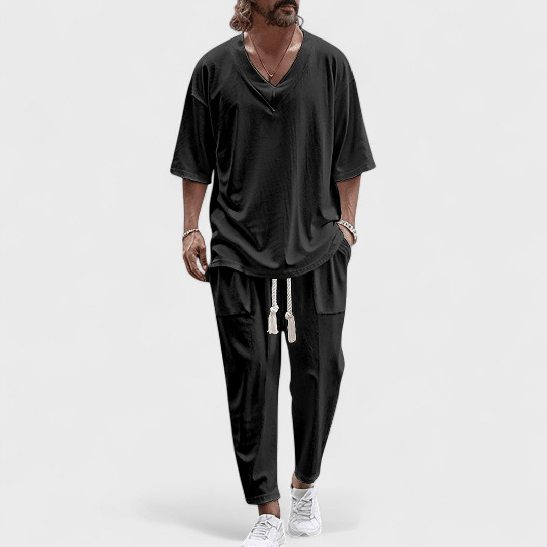 Nerio | Set Uomo Premium in Lino Elegante
