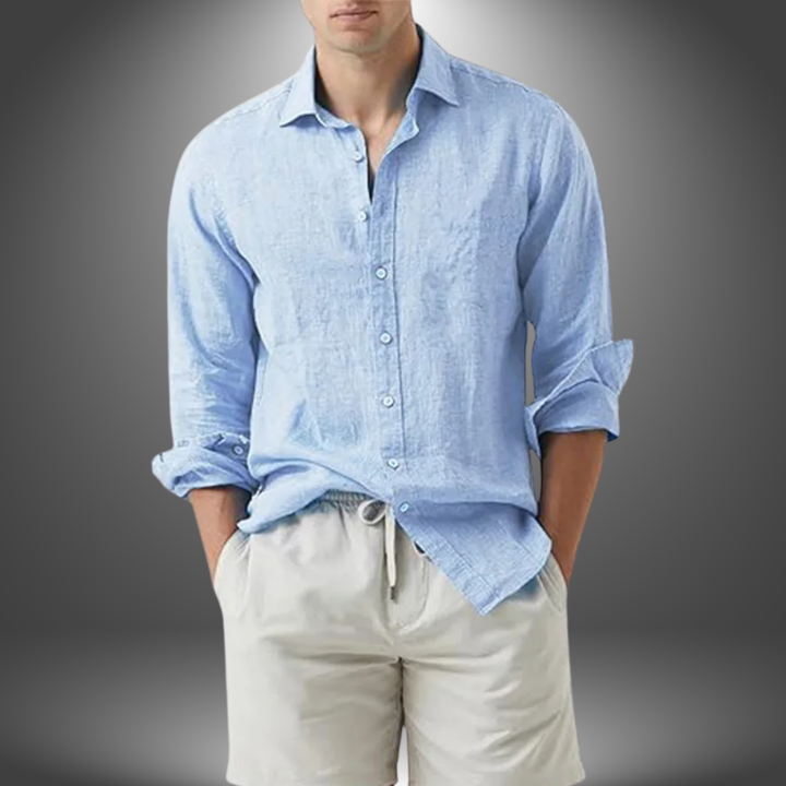 Sandro | Camicia Artigianale in Cotone e Lino