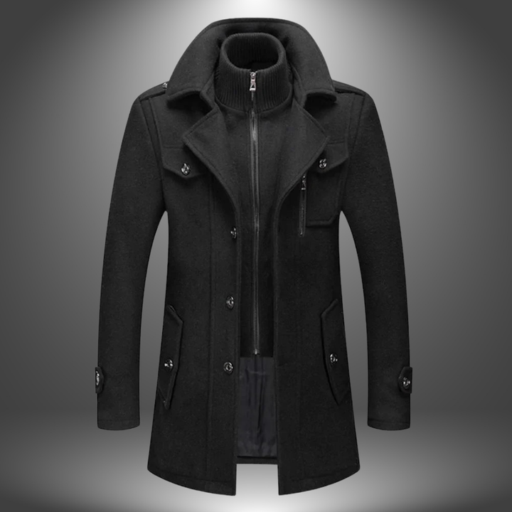 Vidar | Cappotto Vintage in Lana Artigianale