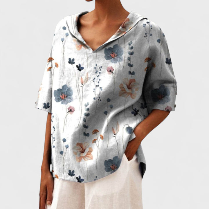 Alessandra | Top Elegante con Scollatura a V