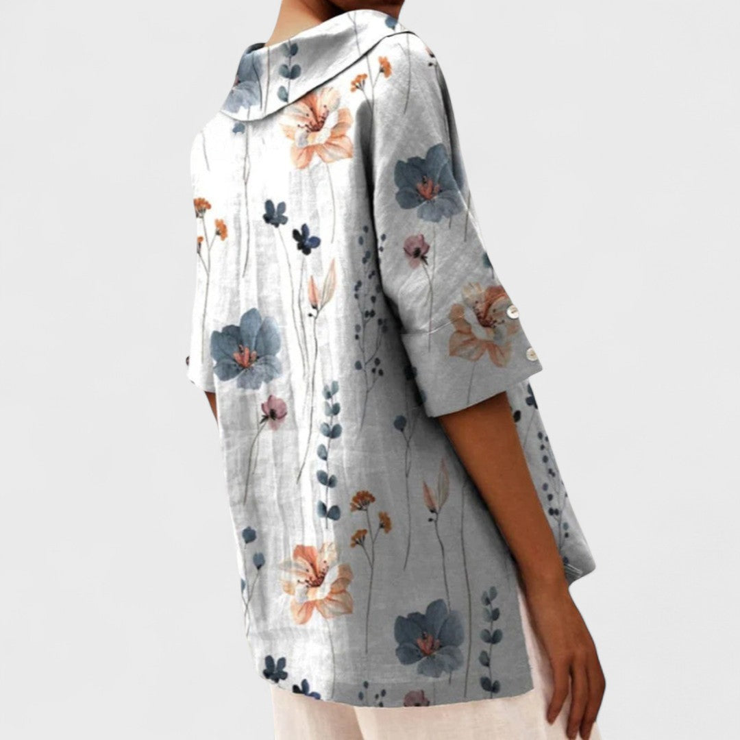 Alessandra | Top Elegante con Scollatura a V