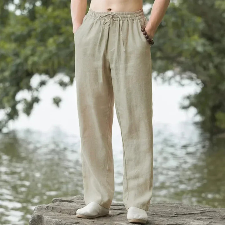 Noor | Pantaloni Premium in Lino Zen