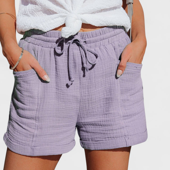 Claudette | Pantaloni Corti Artigianali in Cotone