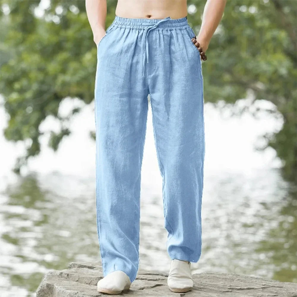 Noor | Pantaloni Premium in Lino Zen