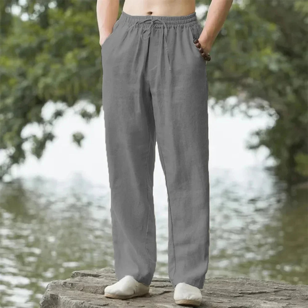 Noor | Pantaloni Premium in Lino Zen