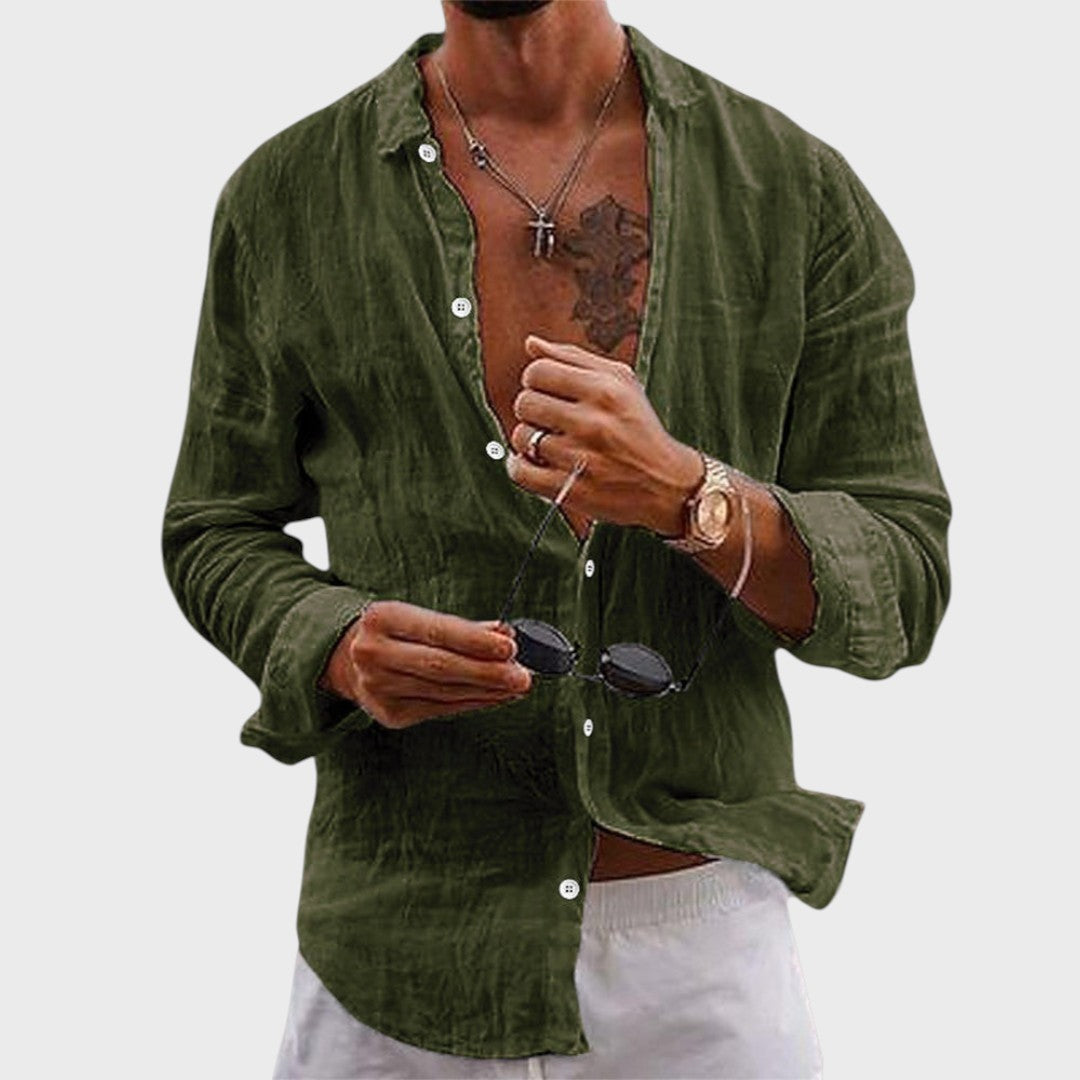 Marcello | Camicia di Lino Artigianale Elegante