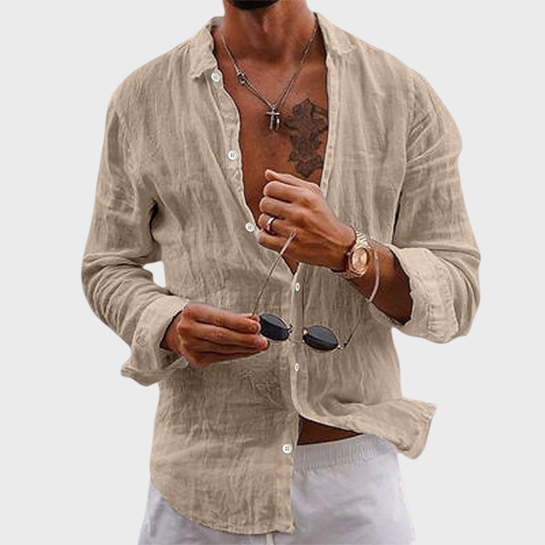 Marcello | Camicia di Lino Artigianale Elegante
