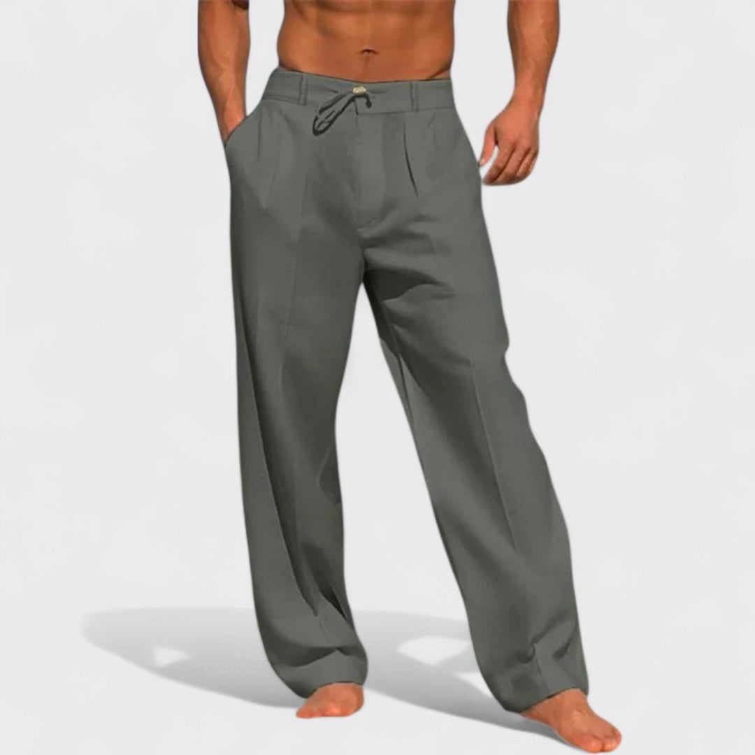 Andrei | Pantaloni in Lino Ispirati da Temptation Island