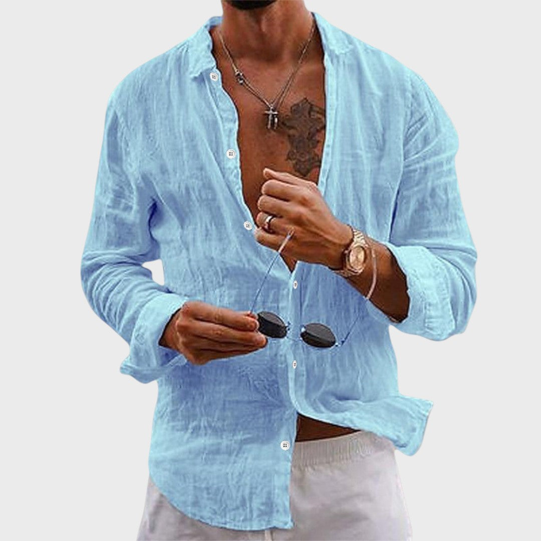 Marcello | Camicia di Lino Artigianale Elegante