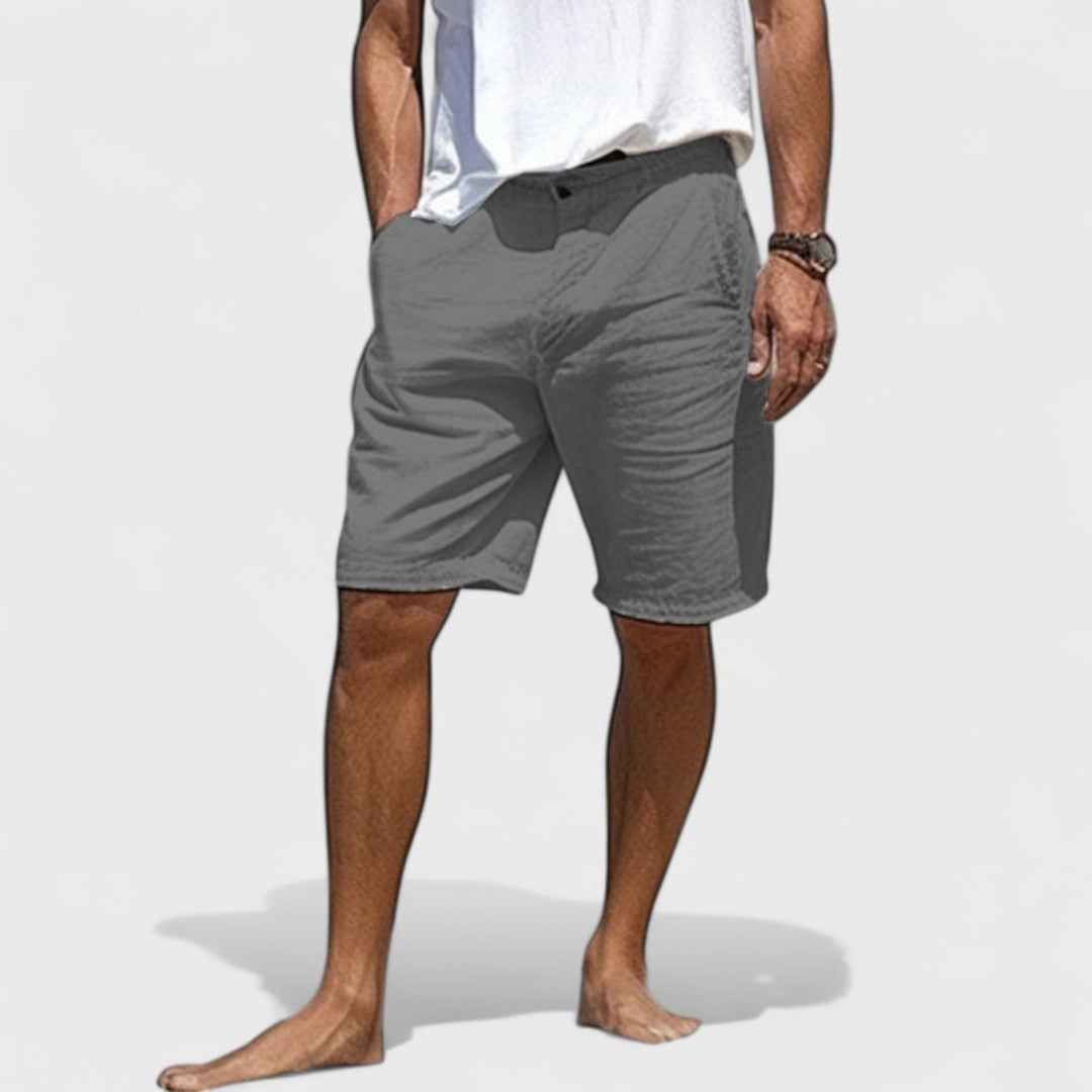 Fabrizio | Pantaloni Corti da Uomo in Lino Fatti a Mano e di Stile