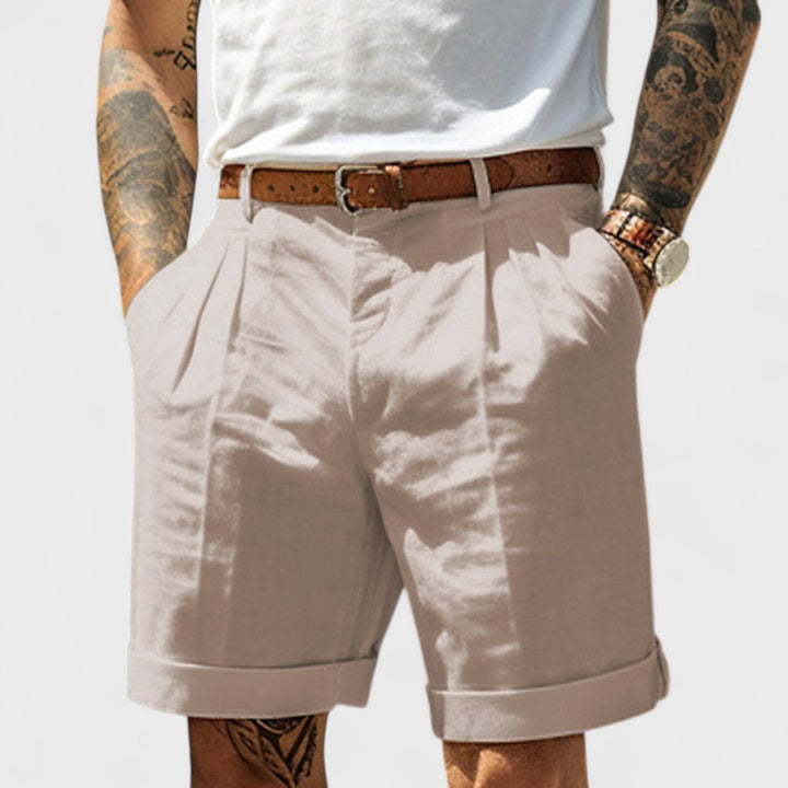 Egon | Pantaloni Corti Premium in Lino e Cotone