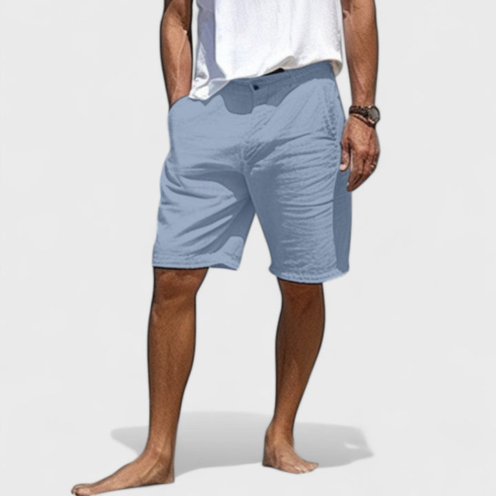 Fabrizio | Pantaloni Corti da Uomo in Lino Fatti a Mano e di Stile