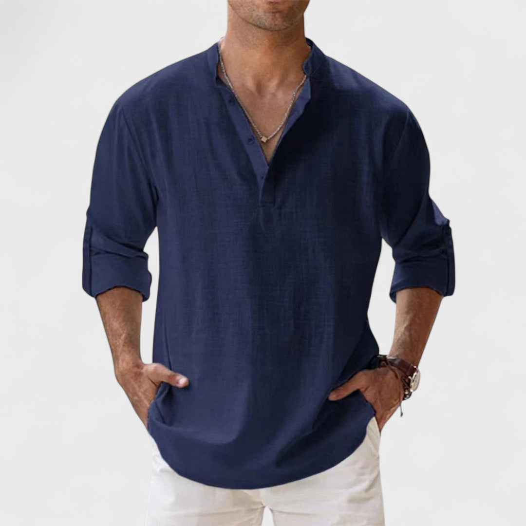 Alessandro | Camicia in lino Artigianale da Uomo