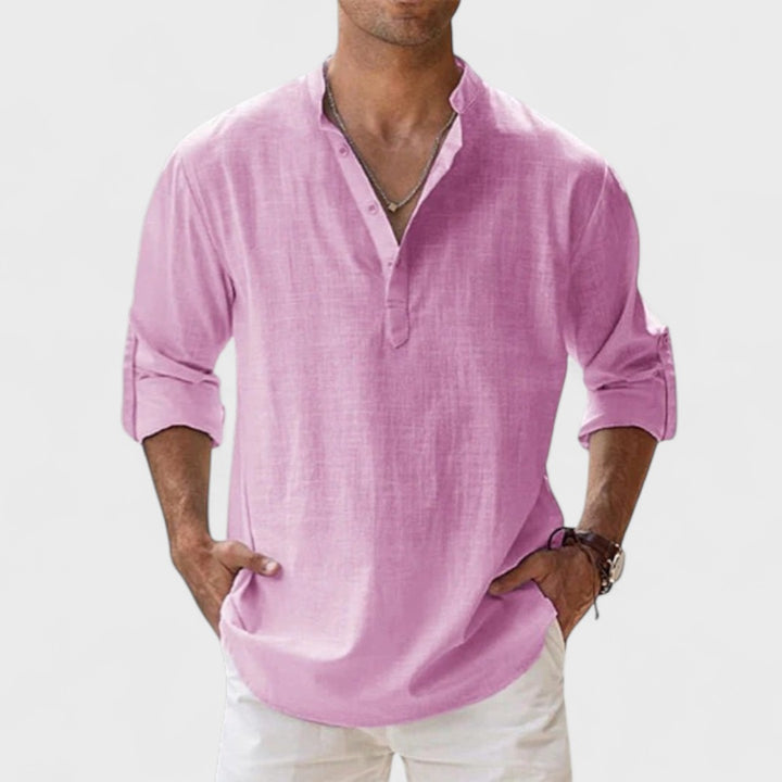 Alessandro | Camicia in lino Artigianale da Uomo