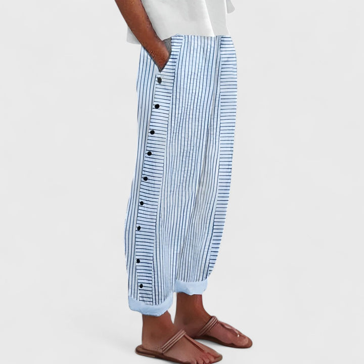 Dagny | Pantaloni Artigianali in Lino da Donna