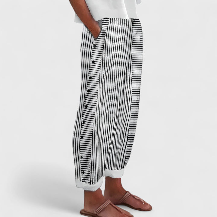 Dagny | Pantaloni Artigianali in Lino da Donna