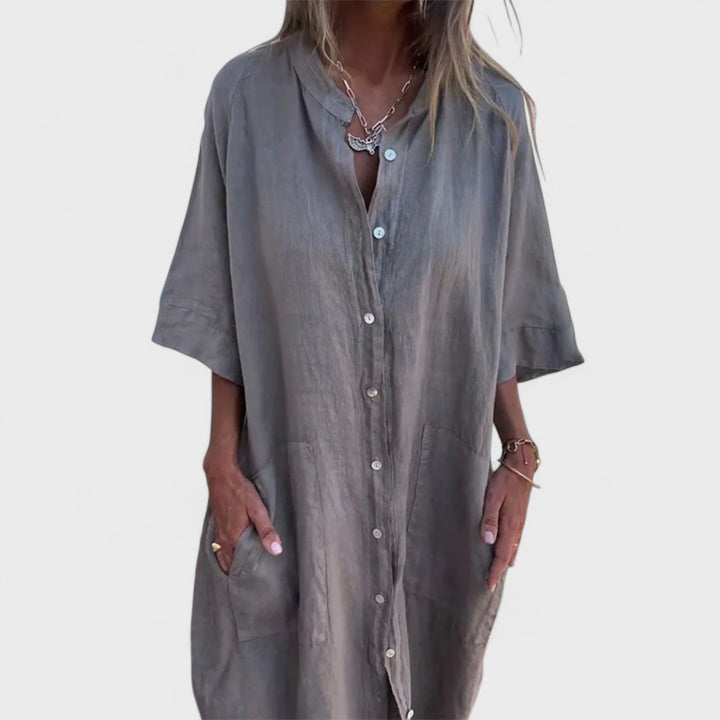 Melany | Abito Camicia Stile Ibiza Artigianale
