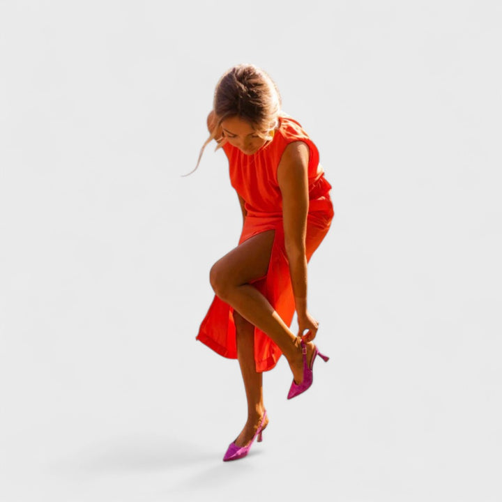 Leonie | Abito midi Artigianale da Donna