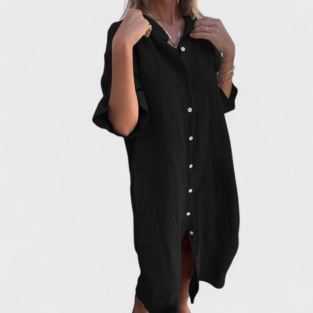 Melany | Abito Camicia Stile Ibiza Artigianale