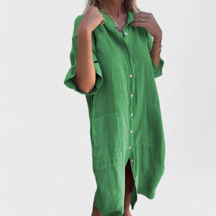 Melany | Abito Camicia Stile Ibiza Artigianale