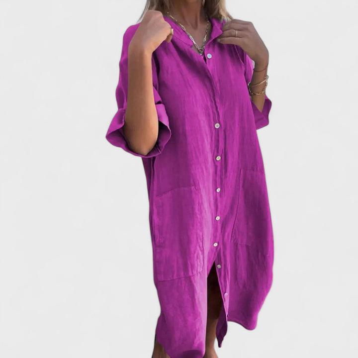 Melany | Abito Camicia Stile Ibiza Artigianale