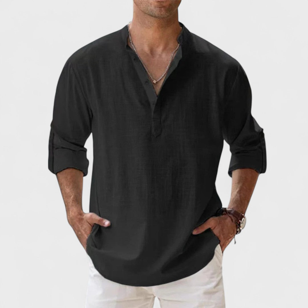 Alessandro | Camicia in lino Artigianale da Uomo