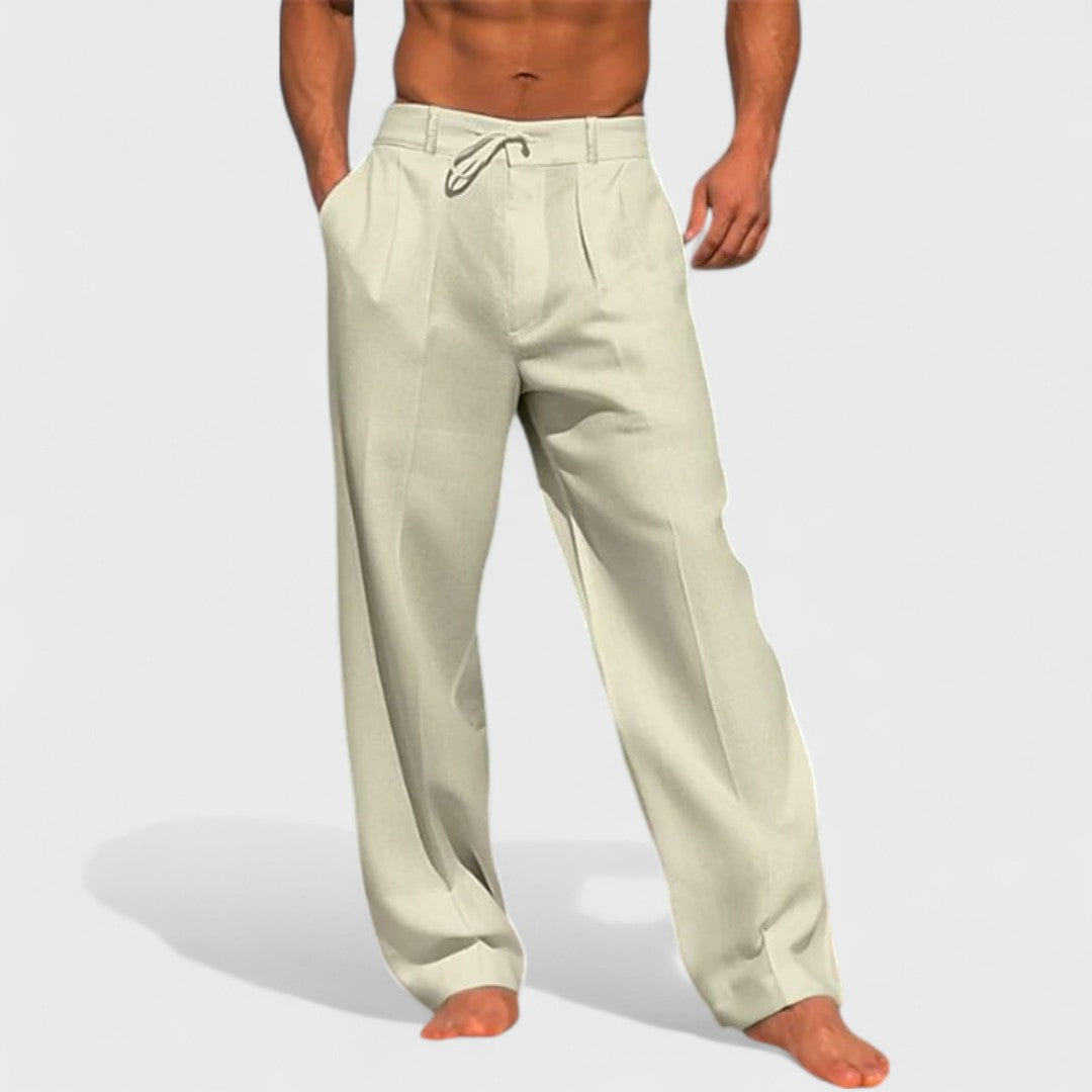Andrei | Pantaloni in Lino Ispirati da Temptation Island
