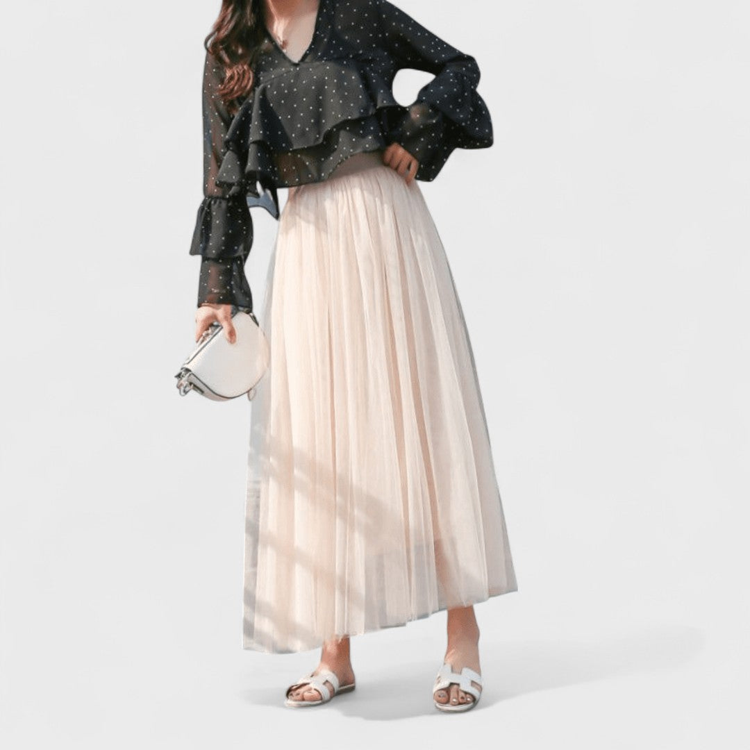 Marianna | Gonna Lunga Premium con Vita Alta