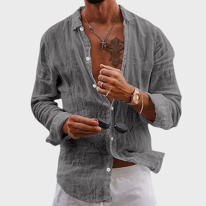Marcello | Camicia di Lino Artigianale Elegante