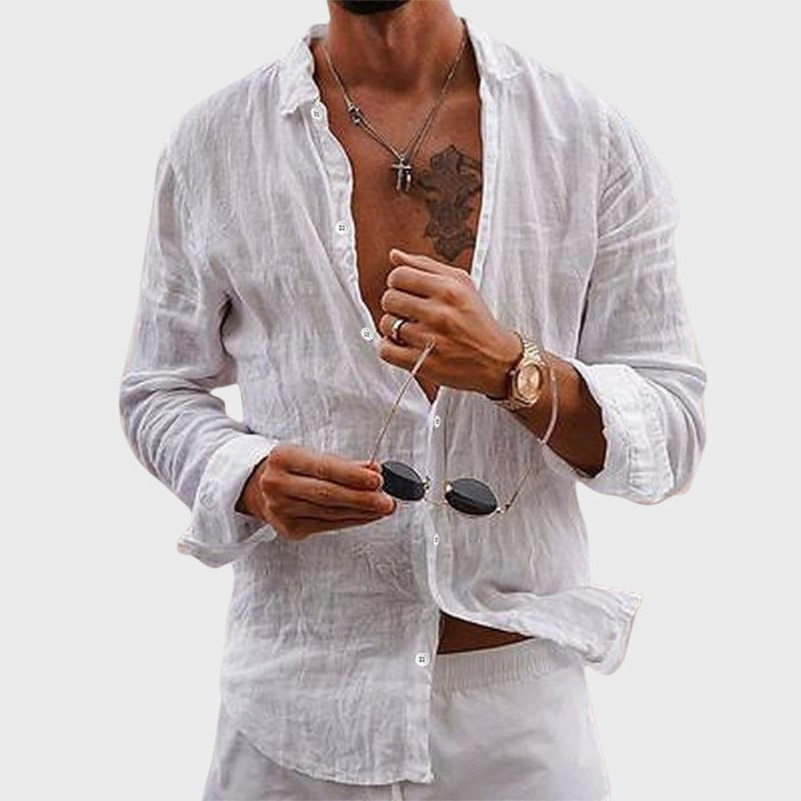 Marcello | Camicia di Lino Artigianale Elegante