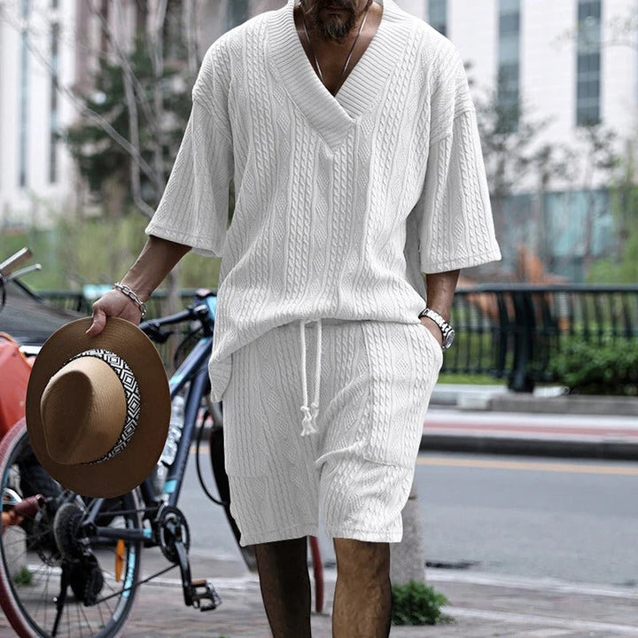 Jack™ | Set Casual con Collo a V da Uomo