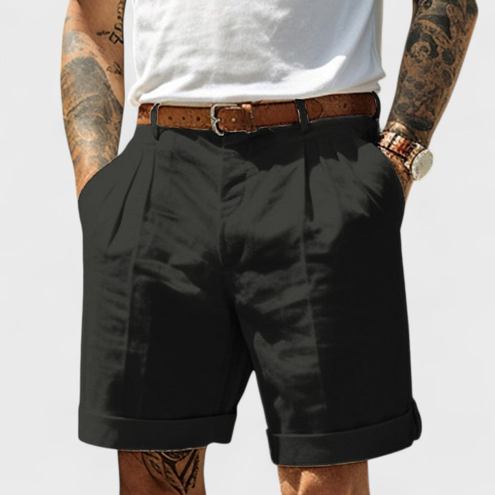 Egon | Pantaloni Corti Premium in Lino e Cotone