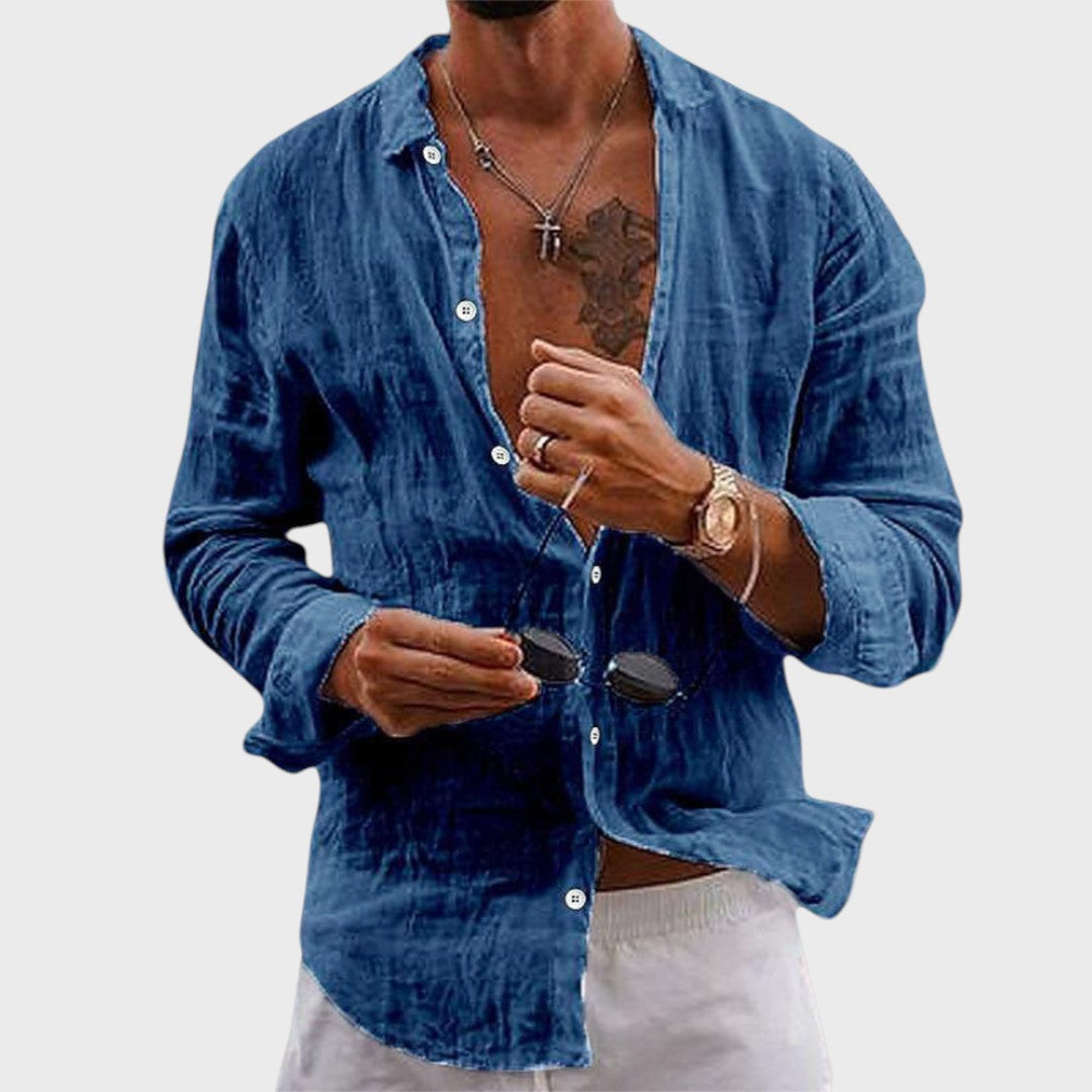 Marcello | Camicia di Lino Artigianale Elegante