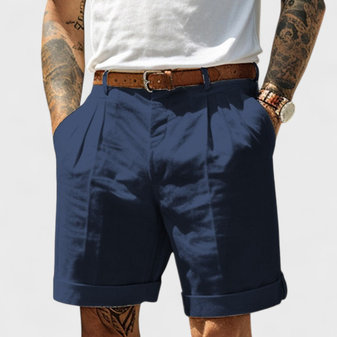 Egon | Pantaloni Corti Premium in Lino e Cotone